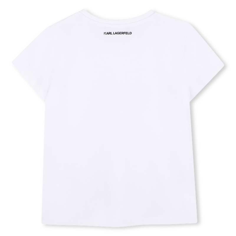 T-SHIRT ILLUSTRAZIONE CHOUPETTE KARL LAGERFELD KIDS 
                        BAMBINA