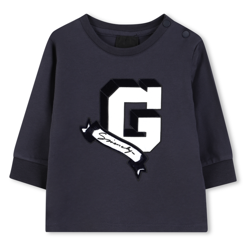 T-shirt con chiusura a scatto GIVENCHY 
                        RAGAZZO