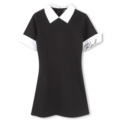 Vestito a maniche corte KARL LAGERFELD KIDS BAMBINA