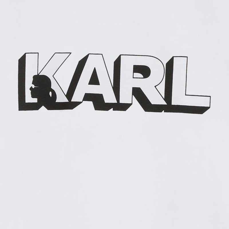 T-shirt maniche corte cotone KARL LAGERFELD KIDS 
                        RAGAZZO