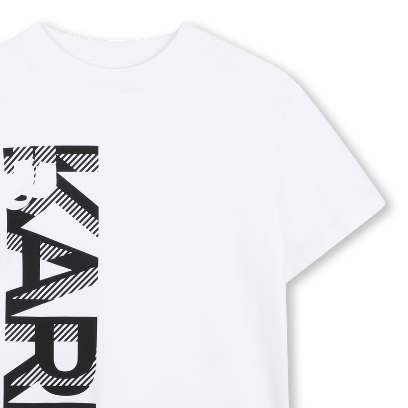 T-SHIRT STAMPATA KARL LAGERFELD KIDS 
                        RAGAZZO