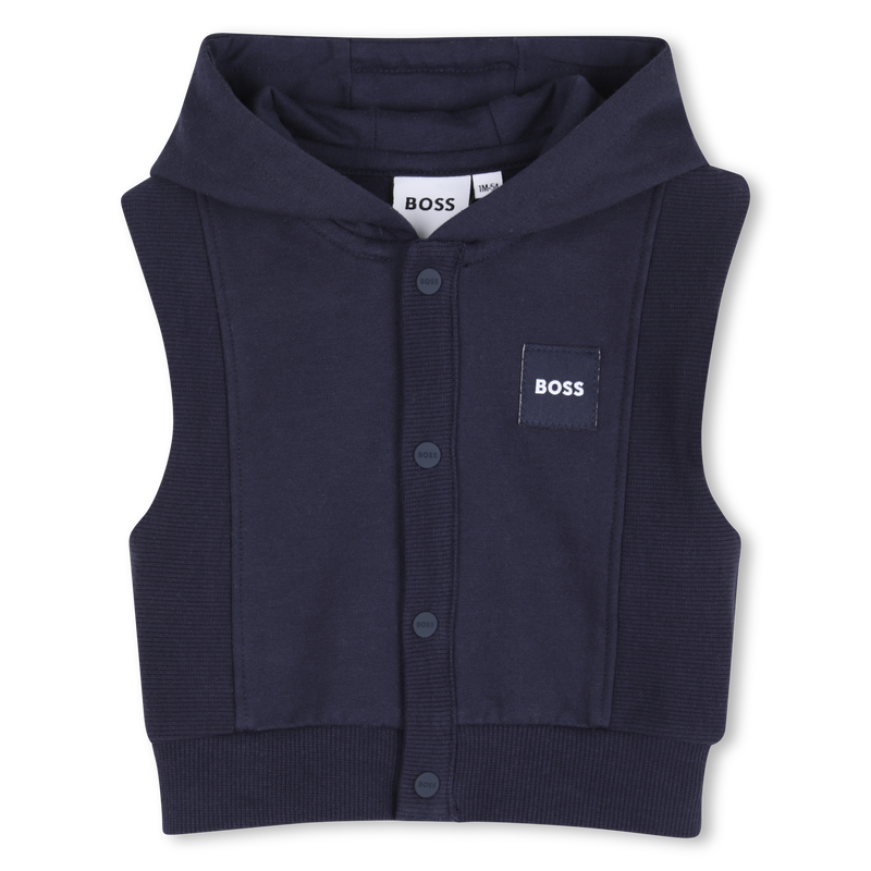 Set pantalone, cardigan e t-shirt BOSS 
                        RAGAZZO