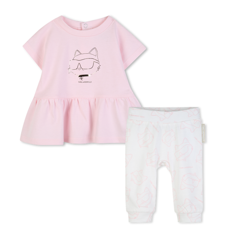 SET ABITO E LEGGINGS KARL LAGERFELD KIDS 
                        BAMBINA