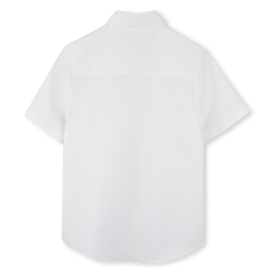 Camicia in cotone tinta unita BOSS RAGAZZO