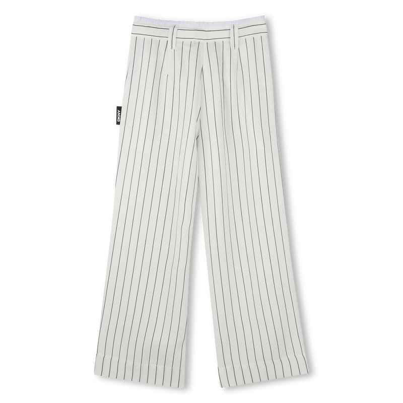 Pantaloni ampi a righe DKNY 
                        BAMBINA
