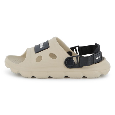 SANDALI CON CHIUSURA A STRAPPO BOSS RAGAZZO