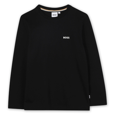 T-shirt a maniche lunghe BOSS RAGAZZO
