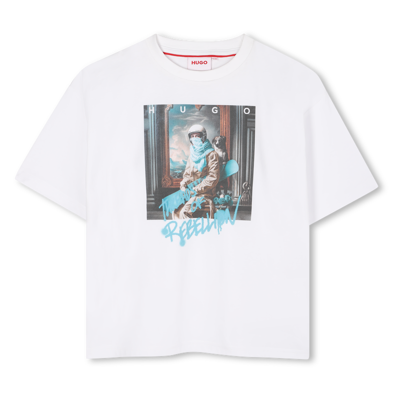 T-shirt a maniche corte HUGO 
                        RAGAZZO