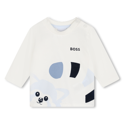 Red Panda Print T-Shirt BOSS RAGAZZO