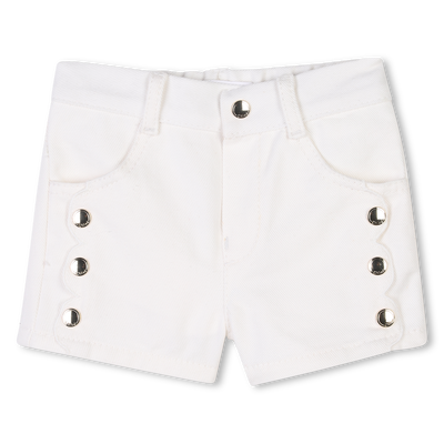 Shorts in serg&eacute; di cotone CHLOE BAMBINA