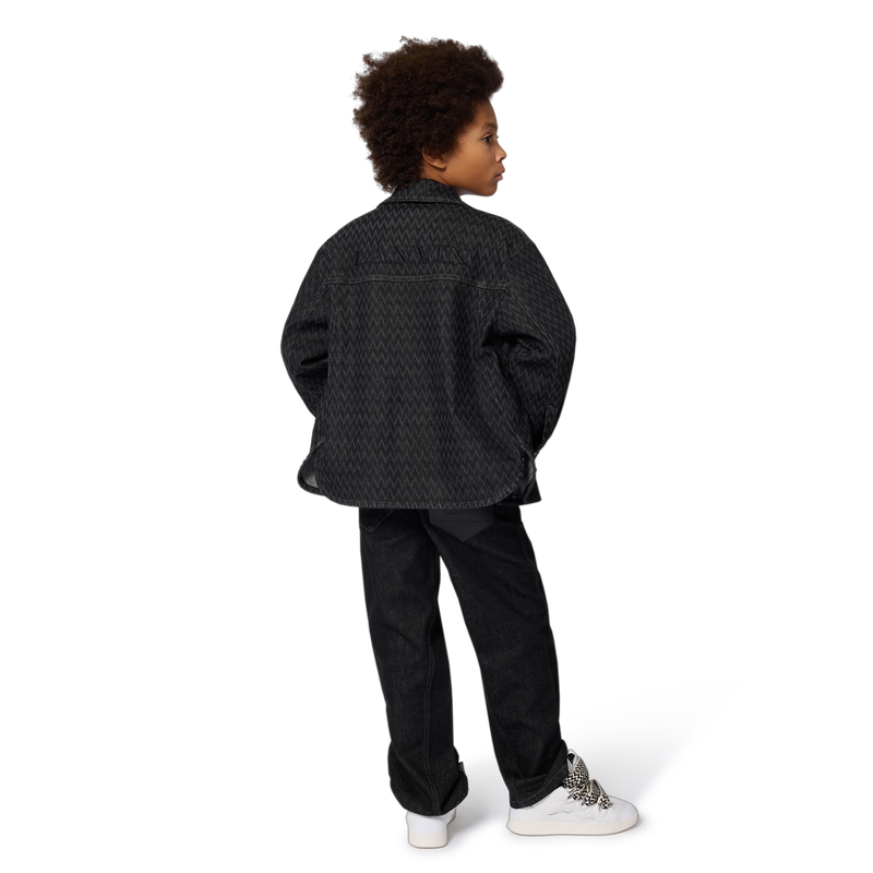 Overshirt in denim LANVIN 
                        RAGAZZO