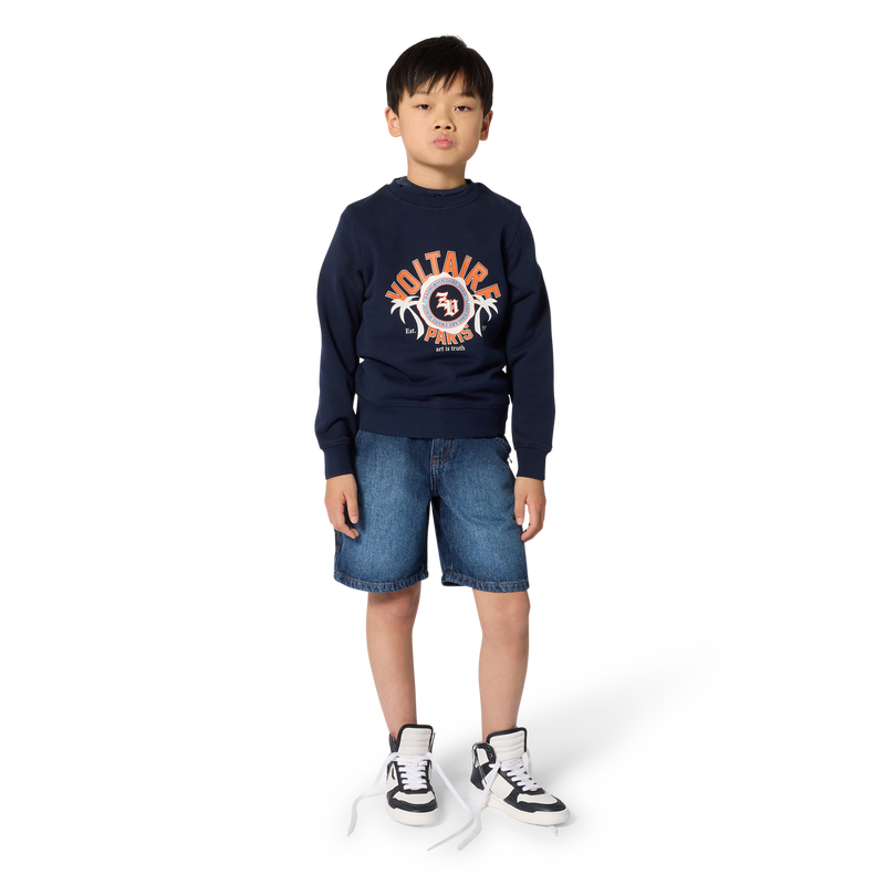 BERMUDA IN DENIM ZADIG & VOLTAIRE 
                    RAGAZZO