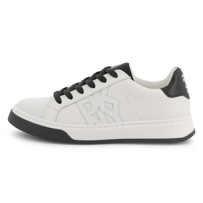 Sneakers con lacci in pelle DKNY UNISEX