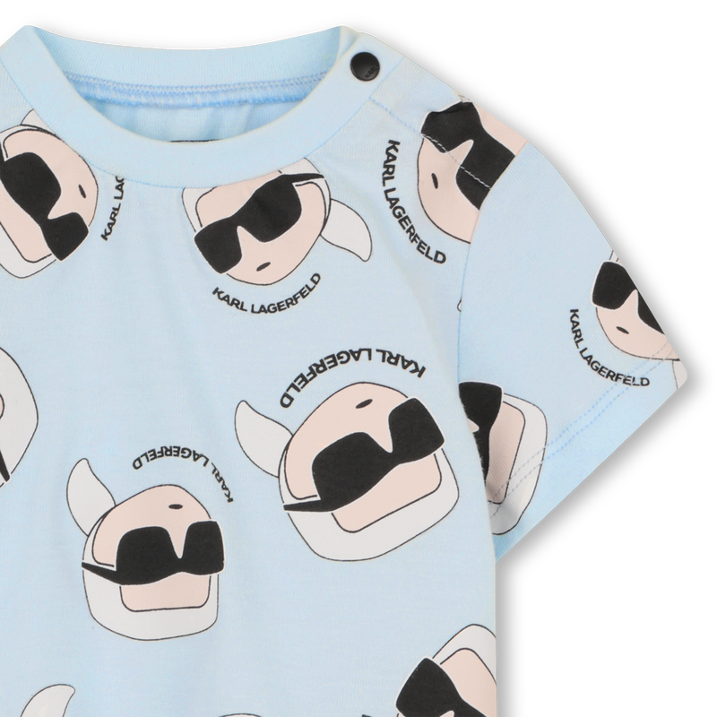 SET T-SHIRT E PANTALONCINI KARL LAGERFELD KIDS 
                        RAGAZZO