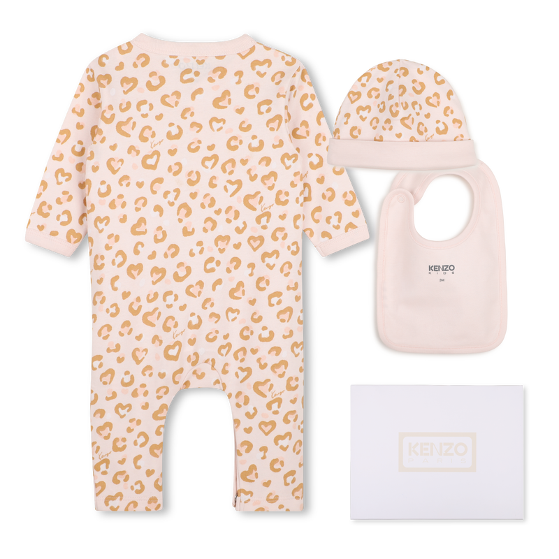 Completo pigiama, bavetta, berretto e peluche. KENZO KIDS 
                        BAMBINA