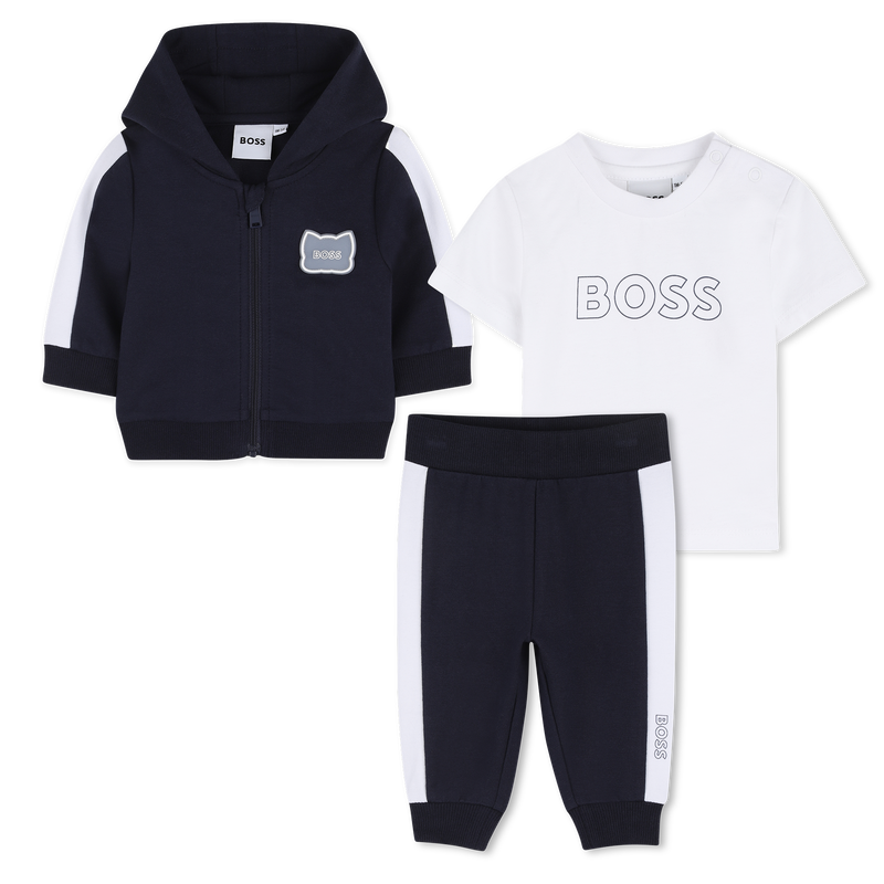 SET CARDIGAN + PANTALONI + T-SHIRT BOSS 
                        RAGAZZO