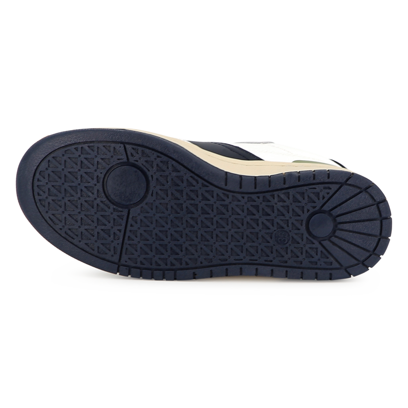 Sneakers con lacci bimateriali BOSS 
                        RAGAZZO