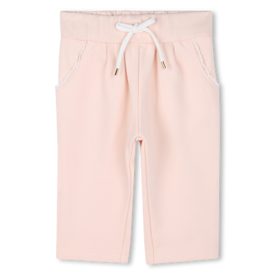Pantaloni felpati in cotone CHLOE BAMBINA