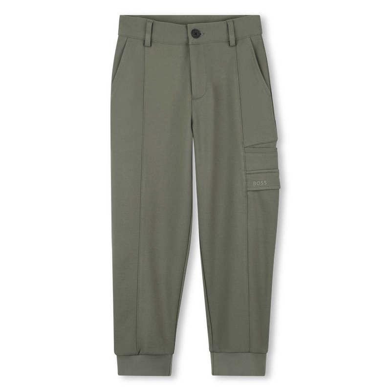 Pantaloni button-down BOSS 
                        RAGAZZO