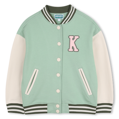 FELPA JOGGING CON CHIUSURA A ZIP KENZO KIDS BAMBINA