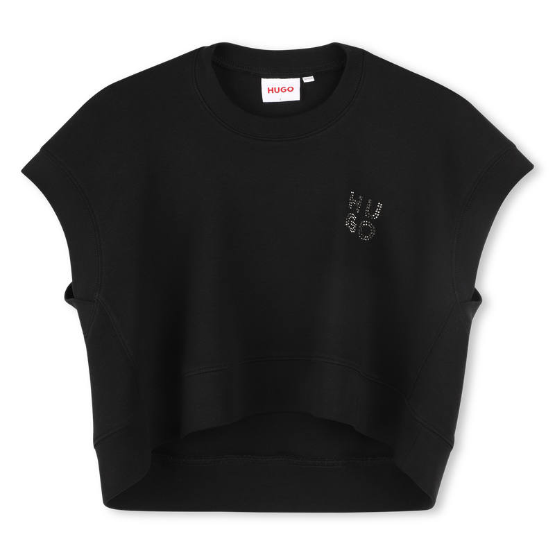 T-shirt senza maniche HUGO 
                        BAMBINA