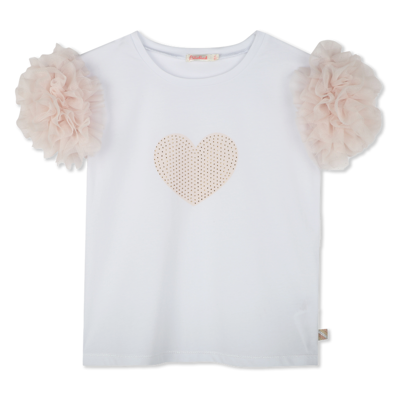 T-shirt da cerimonia volant BILLIEBLUSH 
                        BAMBINA