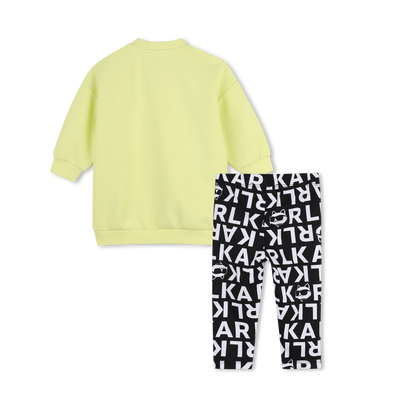 Completo vestito e pantaloni KARL LAGERFELD KIDS BAMBINA