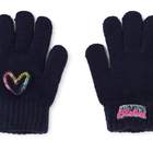 Guanti con cuore di paillettes BILLIEBLUSH 
                    BAMBINA