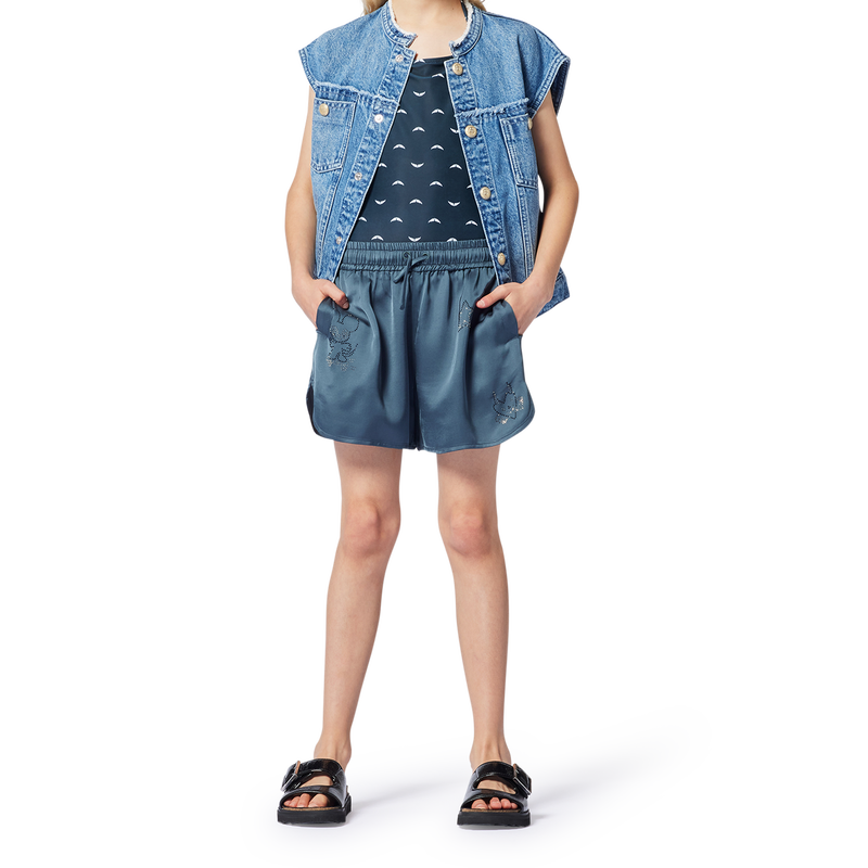 Giacca di jeans senza maniche