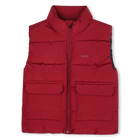 Piumino smanicato, ROSSO SCURO, hi-res