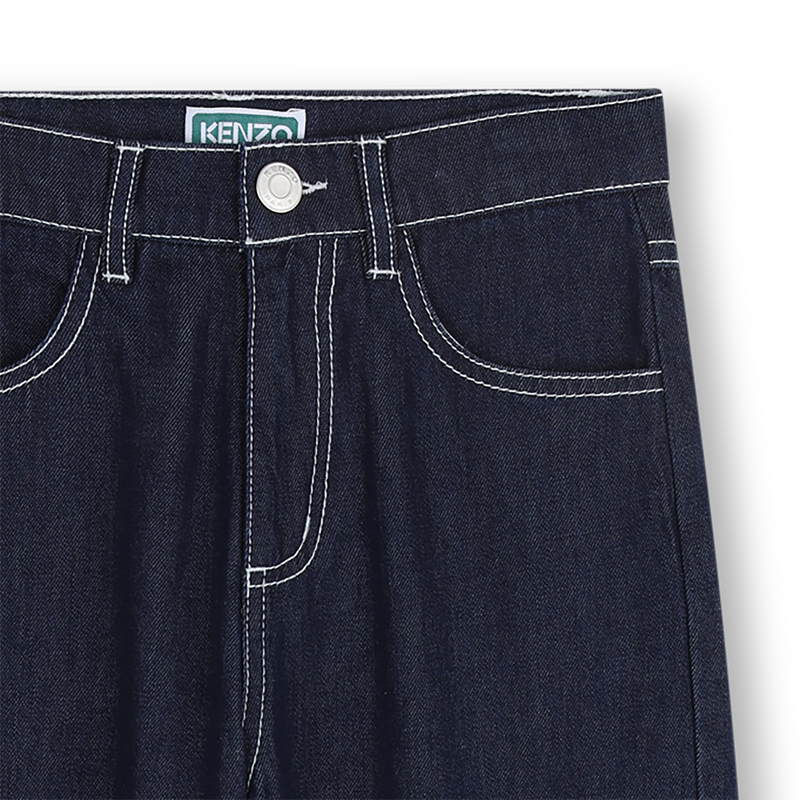 Jeans dalla vestibilit&agrave; dritta KENZO KIDS 
                        RAGAZZO
