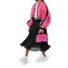 Gonna midi a pieghe cangianti KARL LAGERFELD KIDS 
                    BAMBINA