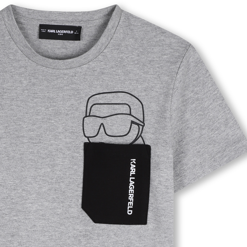 T-SHIRT MANICA CORTA KARL LAGERFELD KIDS 
                        RAGAZZO