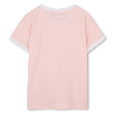 T-SHIRT MANICA CORTA KARL LAGERFELD KIDS BAMBINA