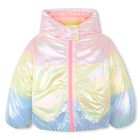 Piumino con cappuccio tricolore BILLIEBLUSH 
                    BAMBINA