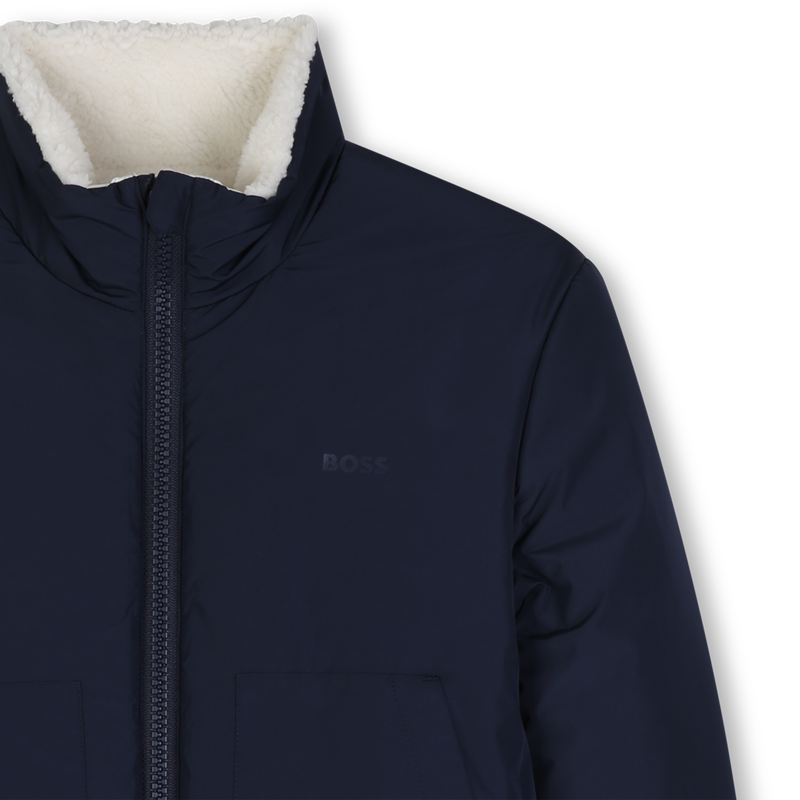 Giubbotto imbottito reversibile BOSS 
                        RAGAZZO