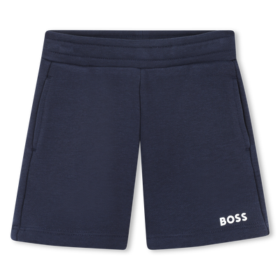 Shorts tinta unita in felpa BOSS RAGAZZO