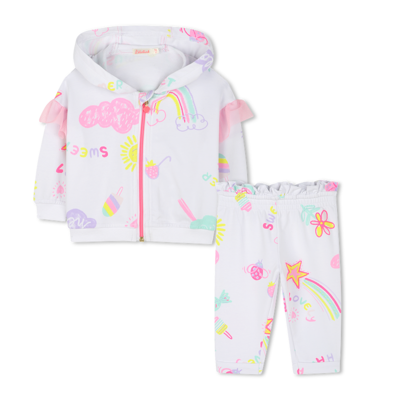 Set da jogging stampato BILLIEBLUSH 
                        BAMBINA