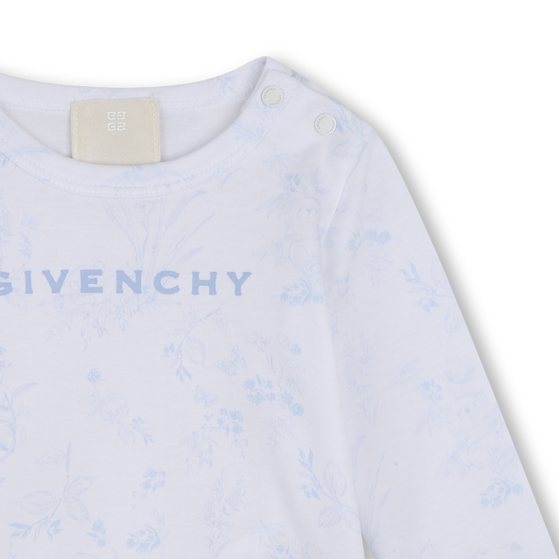 Completo salopette e t-shirt GIVENCHY 
                        RAGAZZO
