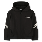 Cardigan con cappuccio KARL LAGERFELD KIDS 
                    RAGAZZO