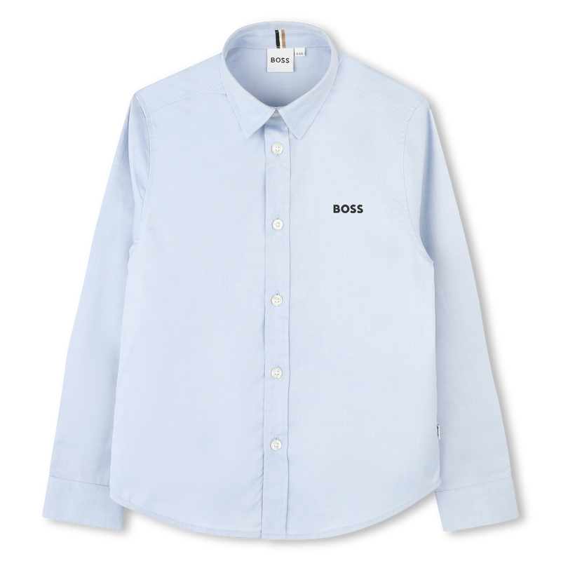 CAMICIA A MANICHE LUNGHE BOSS 
                        RAGAZZO