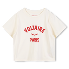 T-shirt dalla vestibilit&agrave; dritta ZADIG & VOLTAIRE 
                    BAMBINA