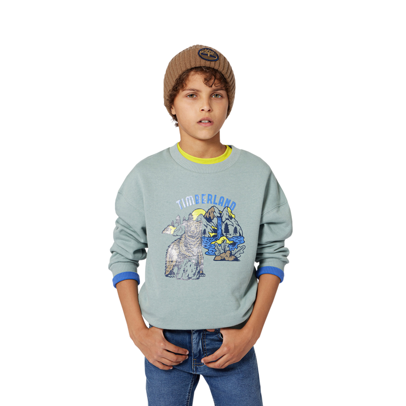 Pantaloni in maglia denim TIMBERLAND 
                        RAGAZZO