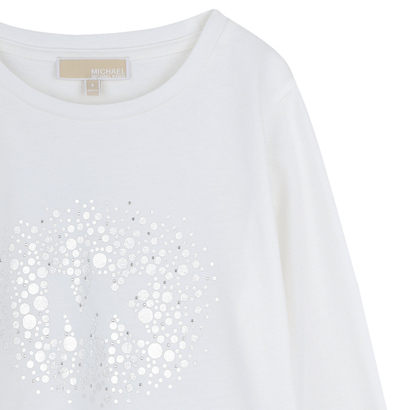 T-SHIRT A MANICHE LUNGHE MICHAEL KORS 
                        BAMBINA