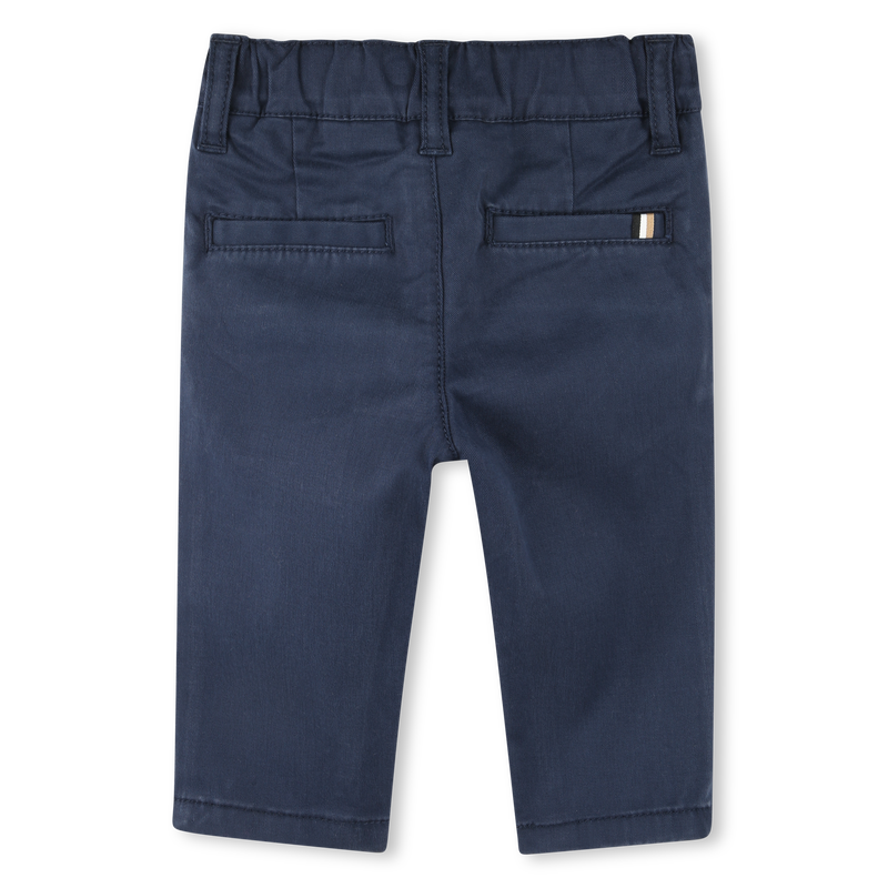Pantaloni in misto cotone BOSS 
                        RAGAZZO