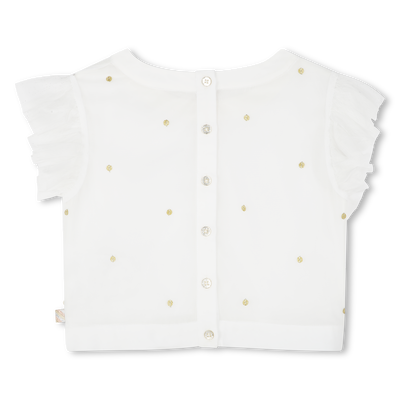 Blusa con tulle e paillettes BILLIEBLUSH BAMBINA