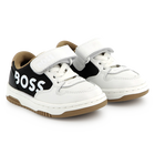 Sneakers pelle velcro e lacci BOSS 
                    RAGAZZO