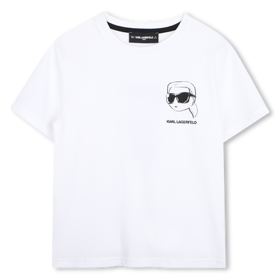 T-shirt a maniche corte KARL LAGERFELD KIDS BAMBINO