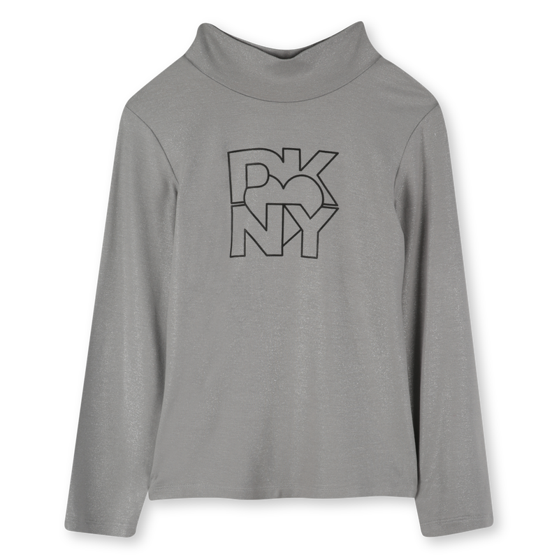 T-shirt a collo alto DKNY 
                        BAMBINA