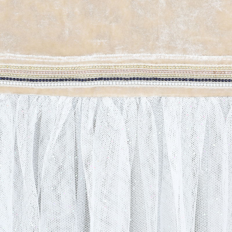 Vestito bi-materiale BILLIEBLUSH 
                        BAMBINA